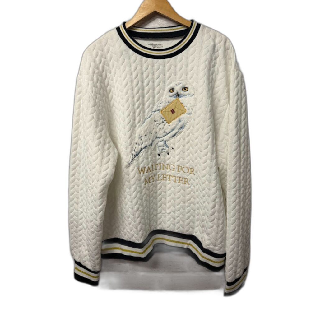 Wizarding World Of Harry Potter Sweatshirt Sweater Hedwig Hogwarts Letter XXL